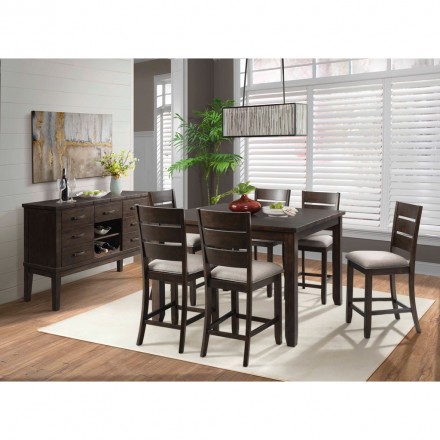 Cato 7-pc Counter Height Dining Set                                               