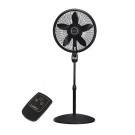 Lasko 18 inch Black Pedestal Fan with Remote                