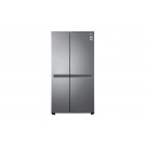 LG 24 cu ft Side-by-Side Silver Refrigerator                                      