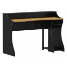 Madri Oak/Black Gamer Desk                                                        